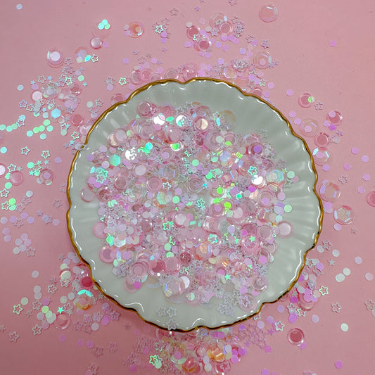 Pink Glitter Sequin Mix