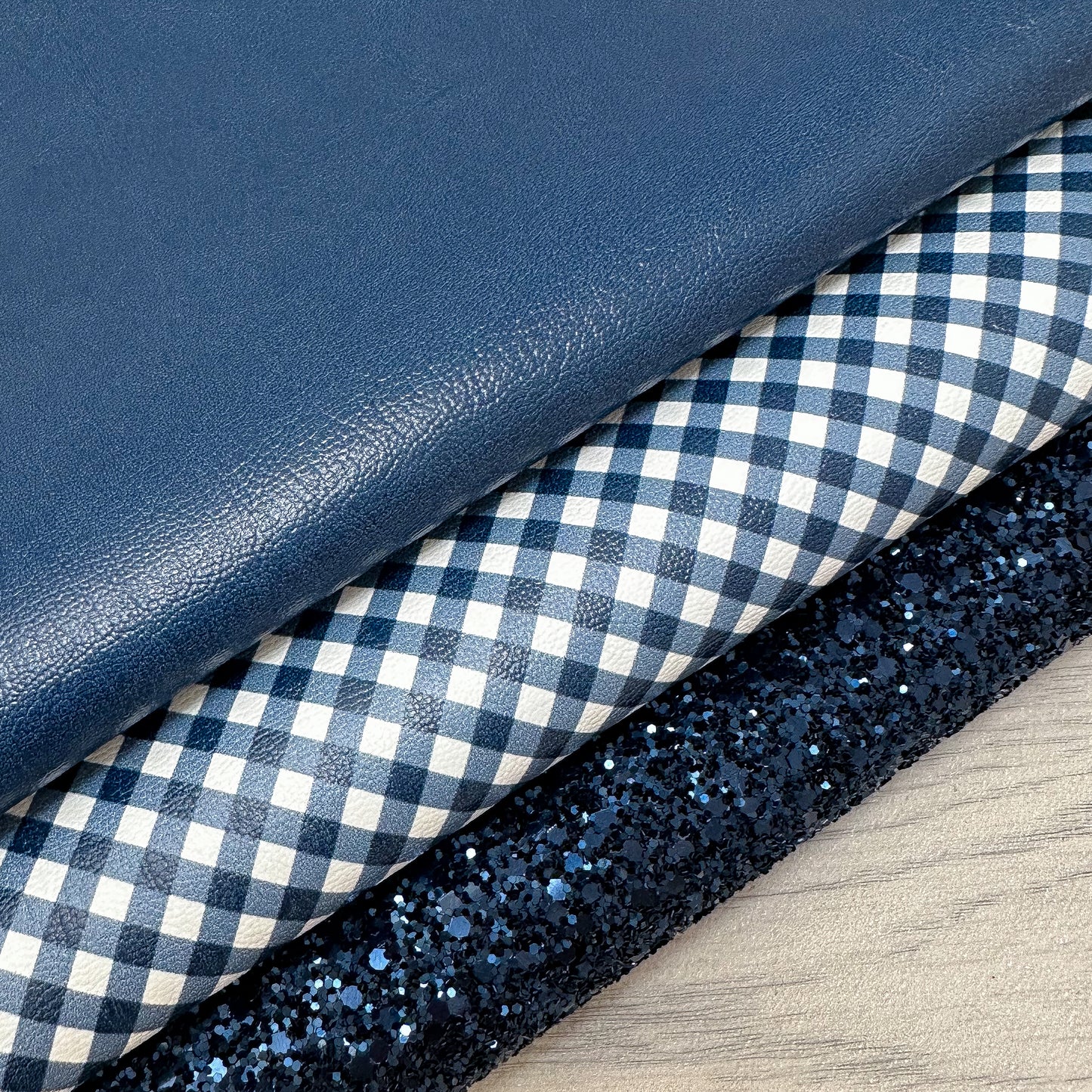 Navy School Glitter Trio