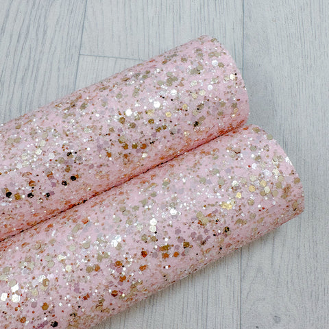 Spangled Jewel Pale Pink Chunky Glitter