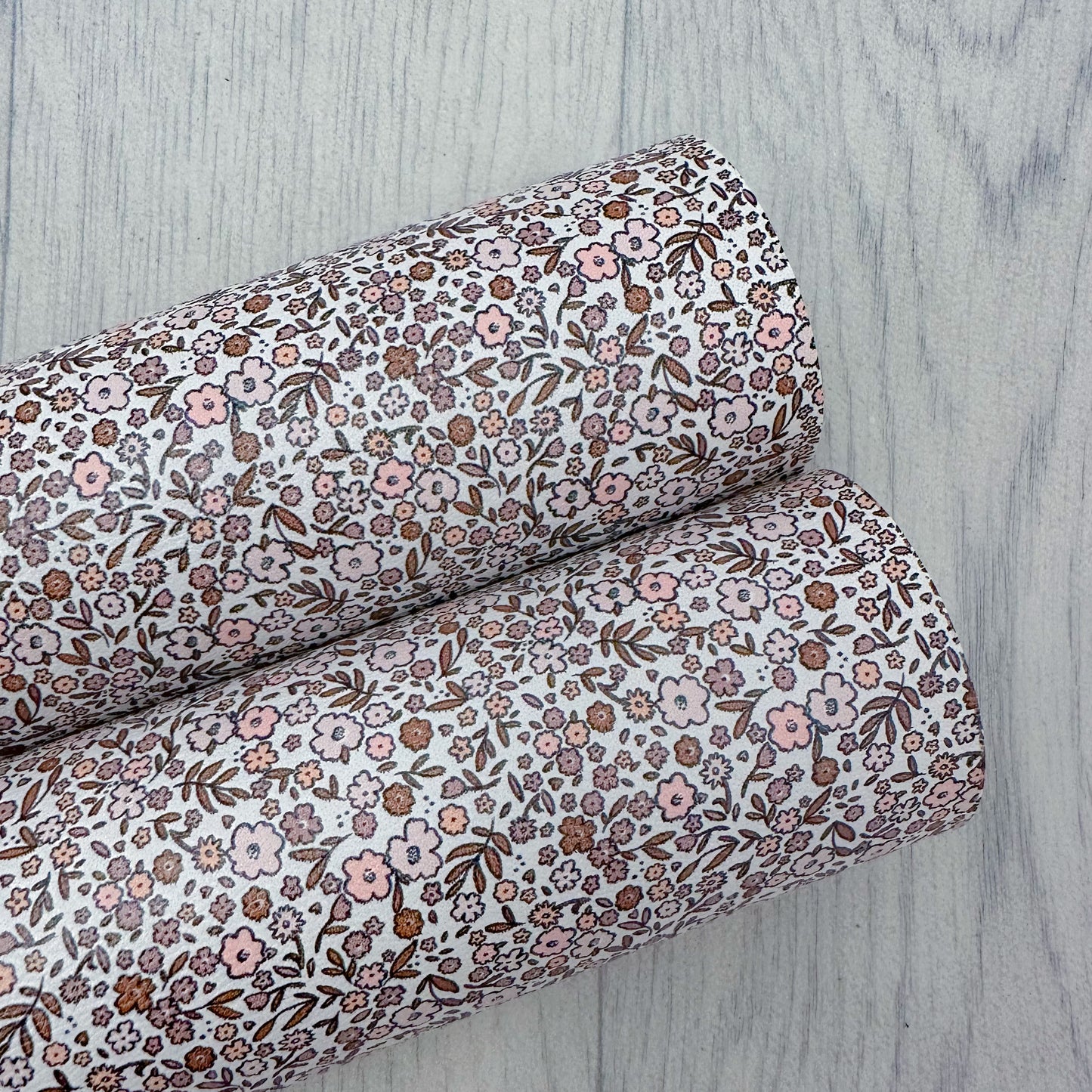 Multi Flower Boho Blooms Leatherette
