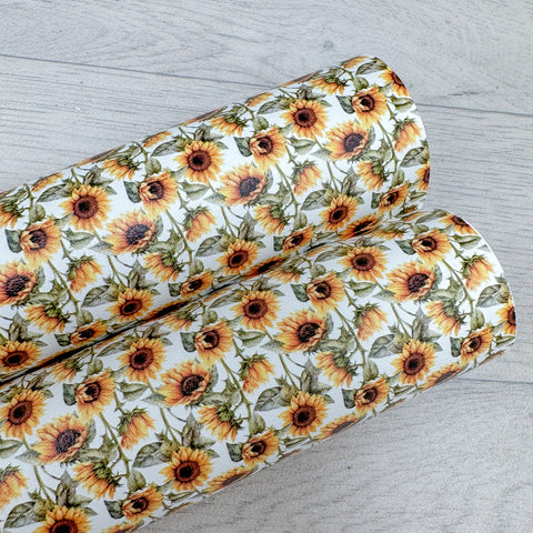 Sunflowers Leatherette
