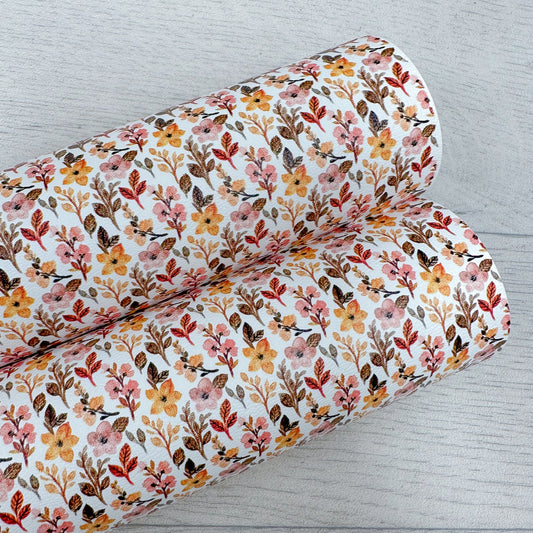 Falling Florals Leatherette