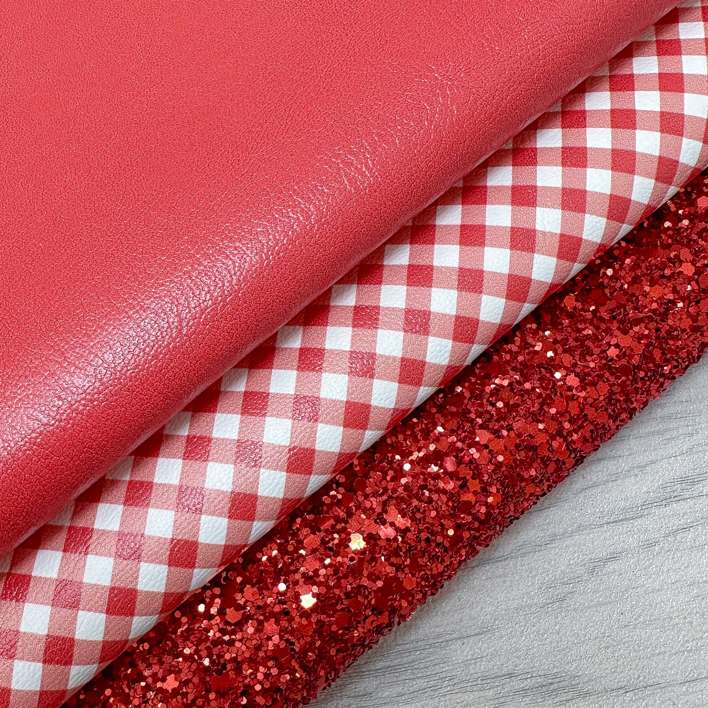 Red School Glitter Trio