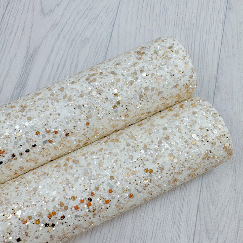 Spangled Jewel Warm White Chunky Glitter