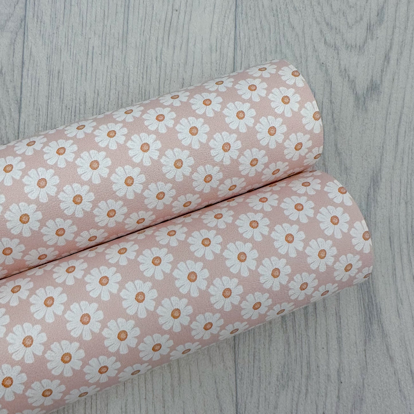 Daisy Boho Blooms Faux Leather Sheet
