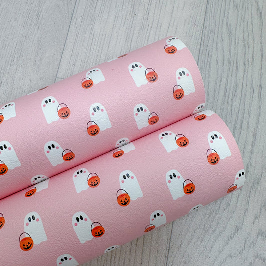 Little Boo & Pumpkin Leatherette