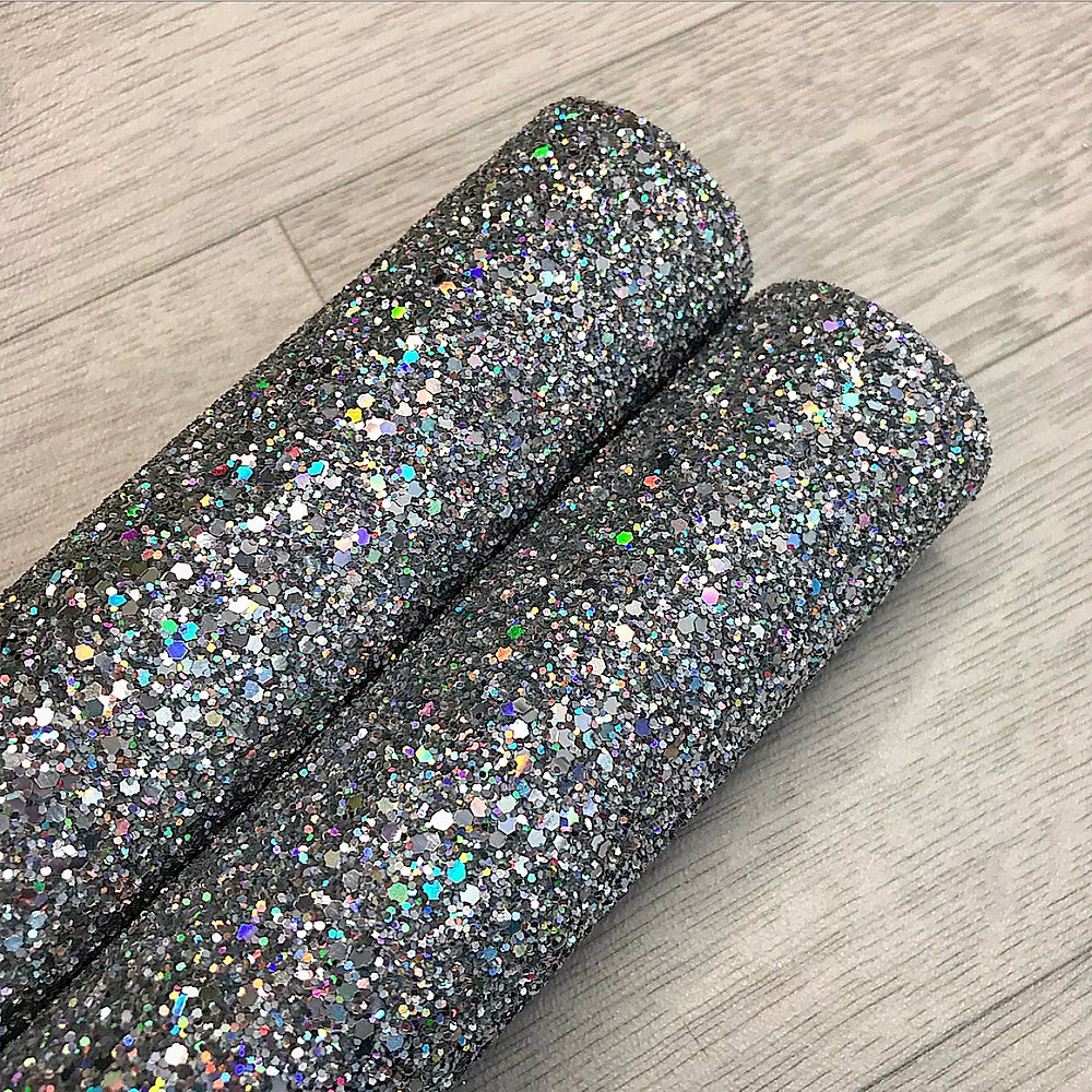 Sing a Rainbow Hologram Silver Chunky Glitter