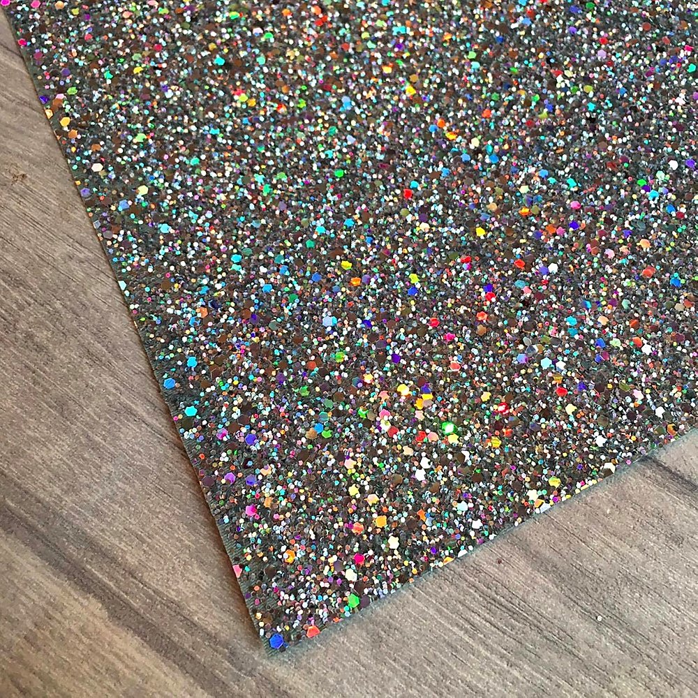 Sing a Rainbow Hologram Silver Chunky Glitter