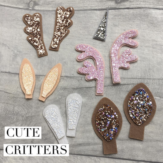 PREORDER JUNE Cute Critters Die Glitter Glitter On The Wall Exclusive