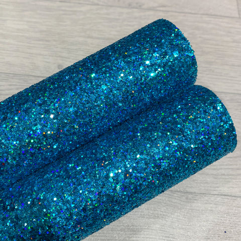 Hologram Aqua Chunky Glitter