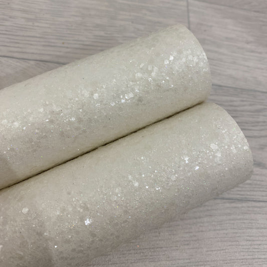 White Hologram Extra Chunky Glitter