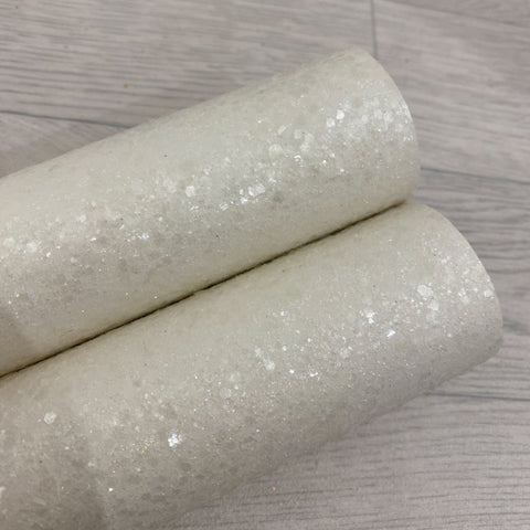 White Hologram Extra Chunky Glitter