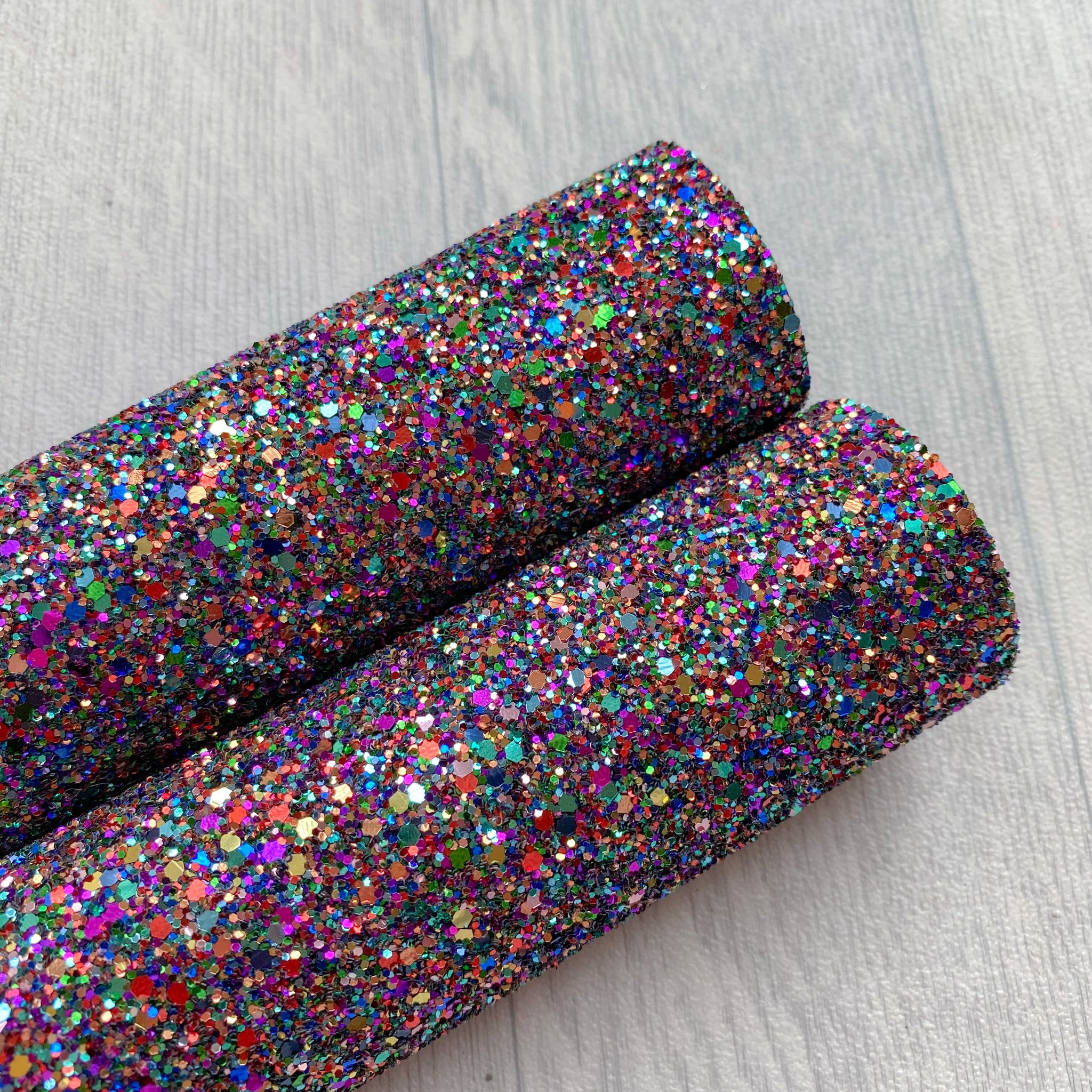Rainbow Chunky Glitter fabric A4 sheet bow crafts supplies glitter material wallpaper maker hair bows 