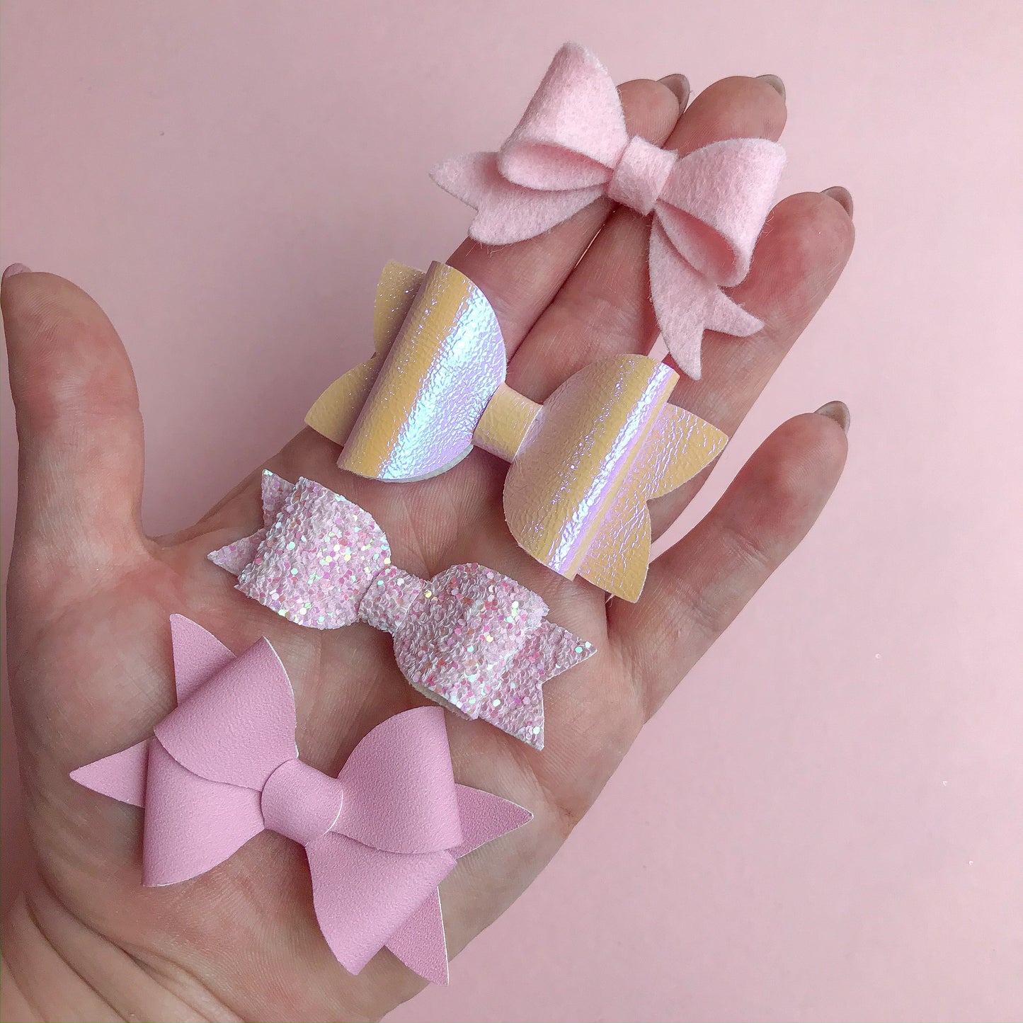 Baby Bows Template Plastic
