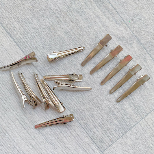 Silver Rounded Alligator Clips