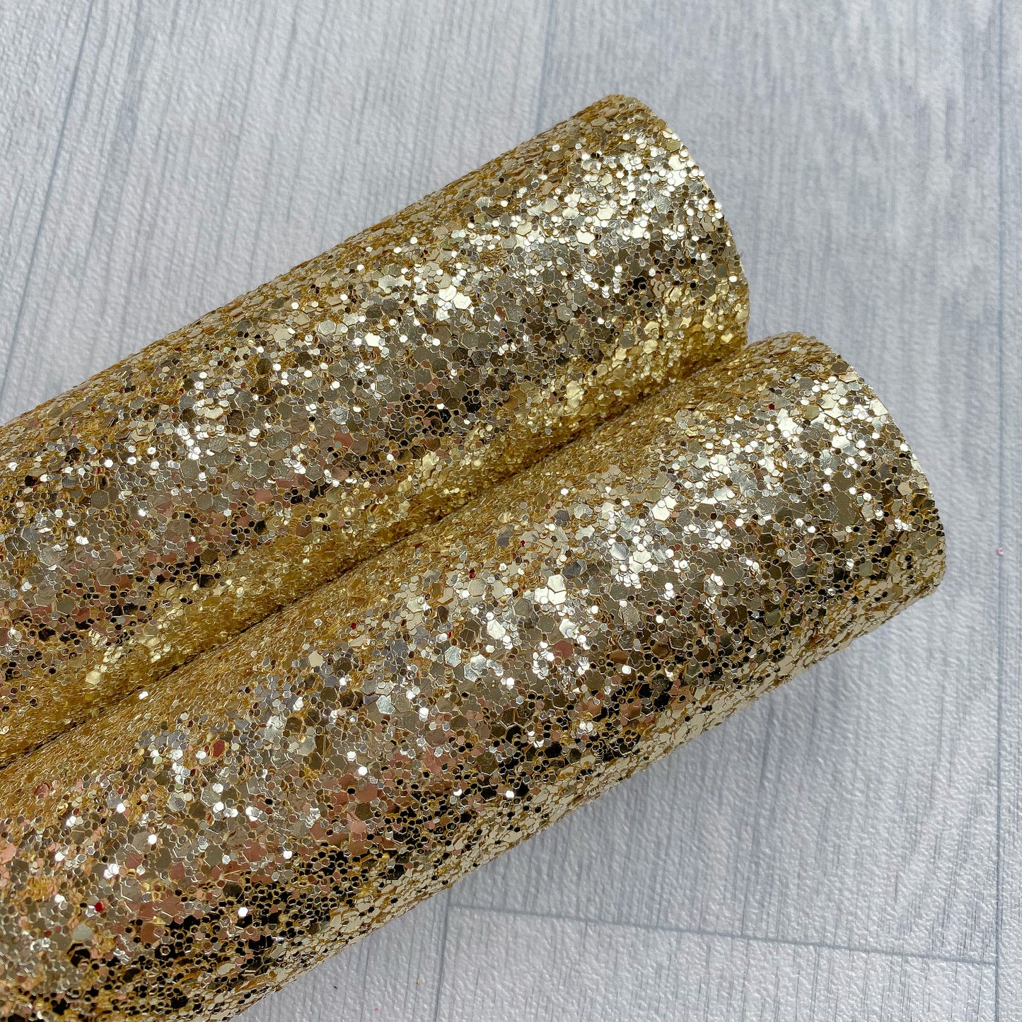 Gold champagne Chunky Glitter fabric A4 sheet bow crafts supplies glitter material wallpaper maker hair bows 