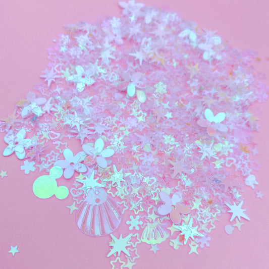 Magical Mix White Sequins