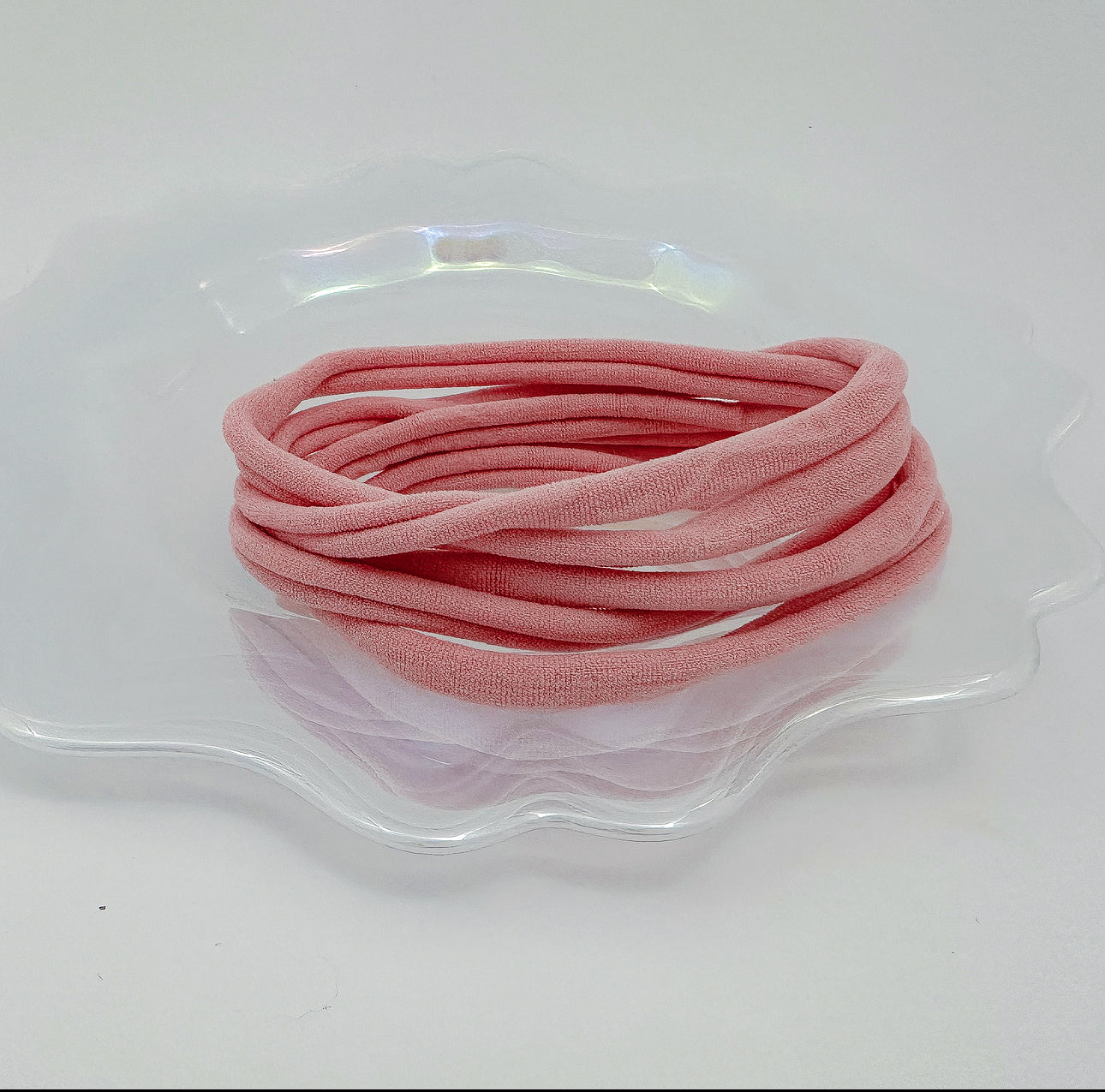 Crafty Duck Darling Nylon Headbands Baby Pink