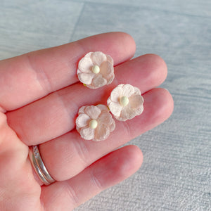 Nude Sweetheart Blooms Mulberry Flowers 10mm (10)