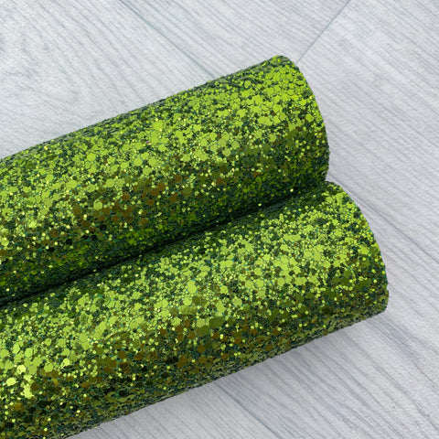 Precious Metal Olive Green Chunky Glitter