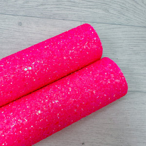 Popping Pink Chunky Glitter
