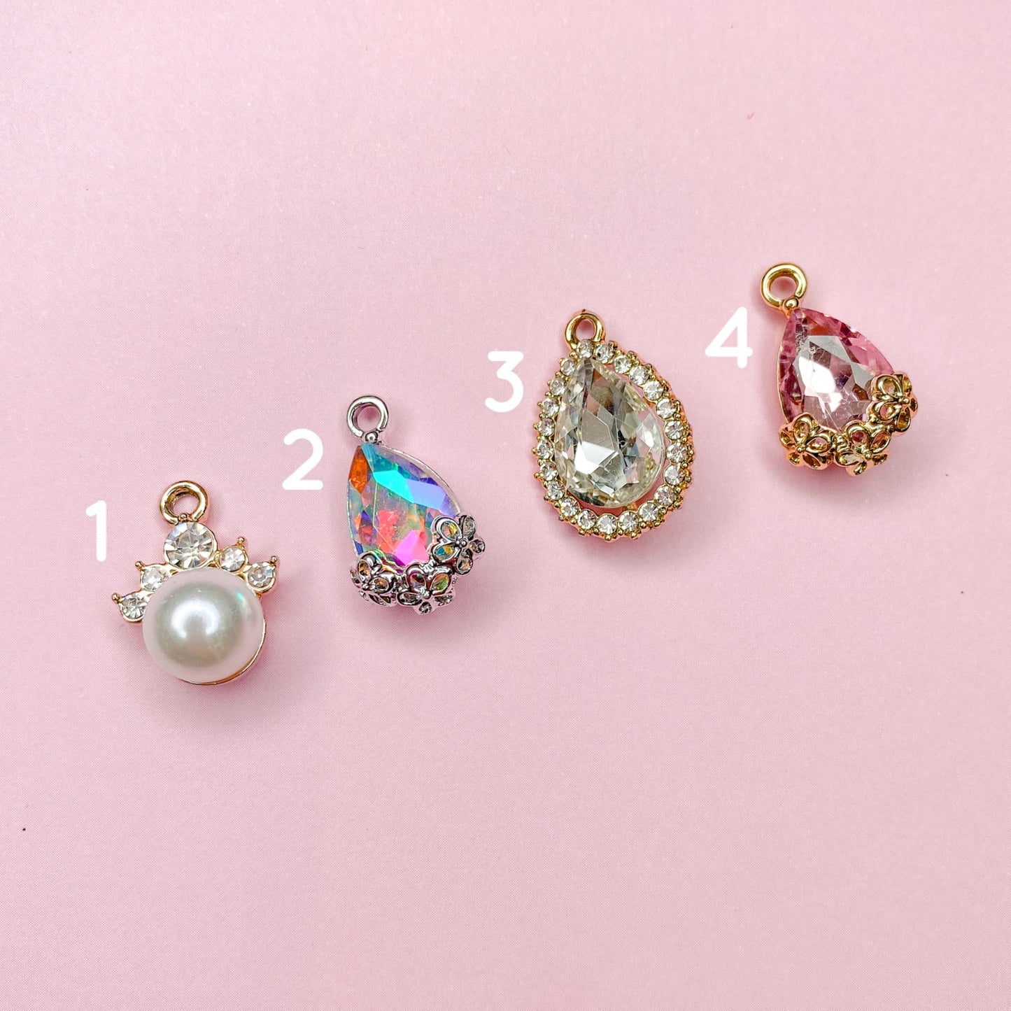 Big Jewel & Pearl Charms