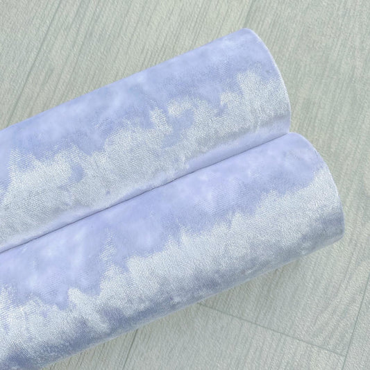 Crushed Velvet White