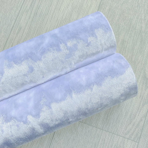 Crushed Velvet White
