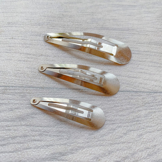 Silver Snap Clips