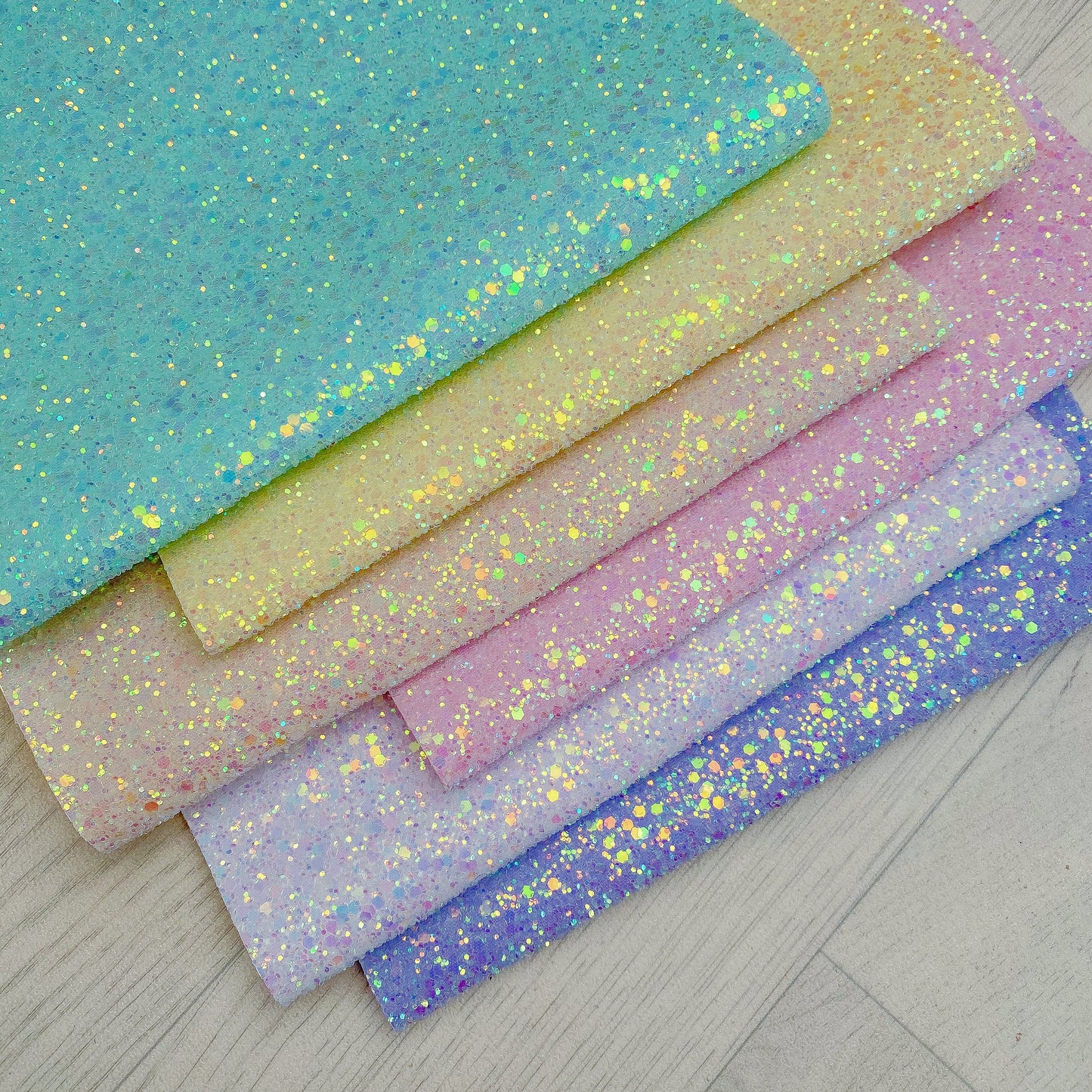 Pastel Iridescent Bundle 6 sheets A4