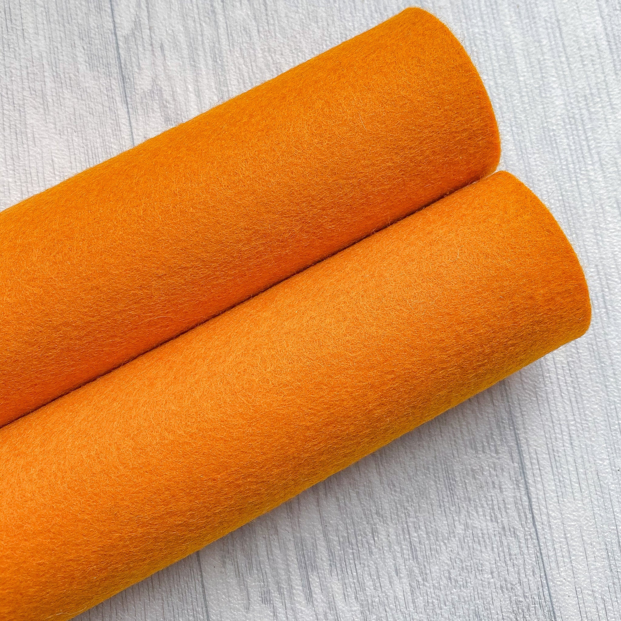 Burnt Orange 100% Merino Wool Felt