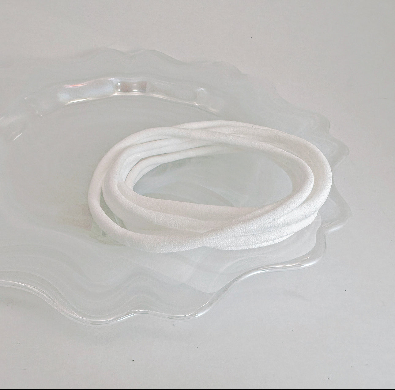 Darling Nylon Headbands White