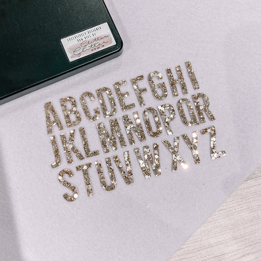 PREORDER MAY Letters Only Die Glitter Glitter On The Wall Exclusive