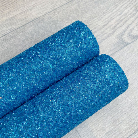 Glitzy Sparkle Blue Chunky Glitter on