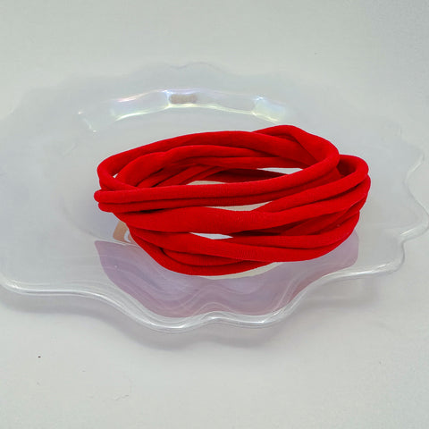 Crafty Duck Darling Nylon Headbands Red