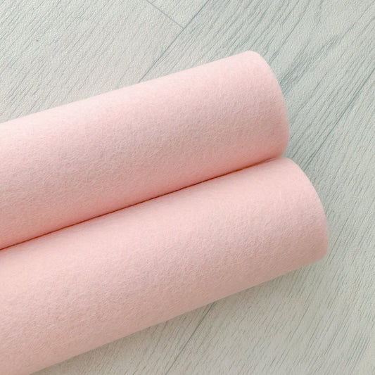 pink merino wool felt sheet 100%