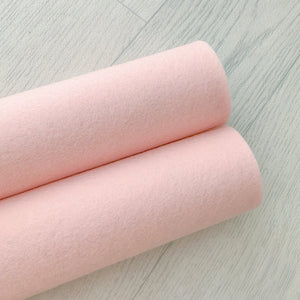 pink merino wool felt sheet 100%