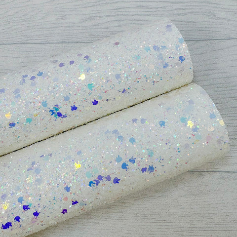 Bunny Sprinkles White Chunky Glitter