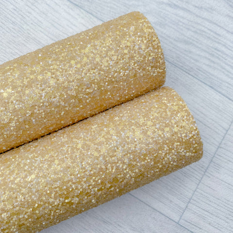 Pearl Matte Mustard Glitter