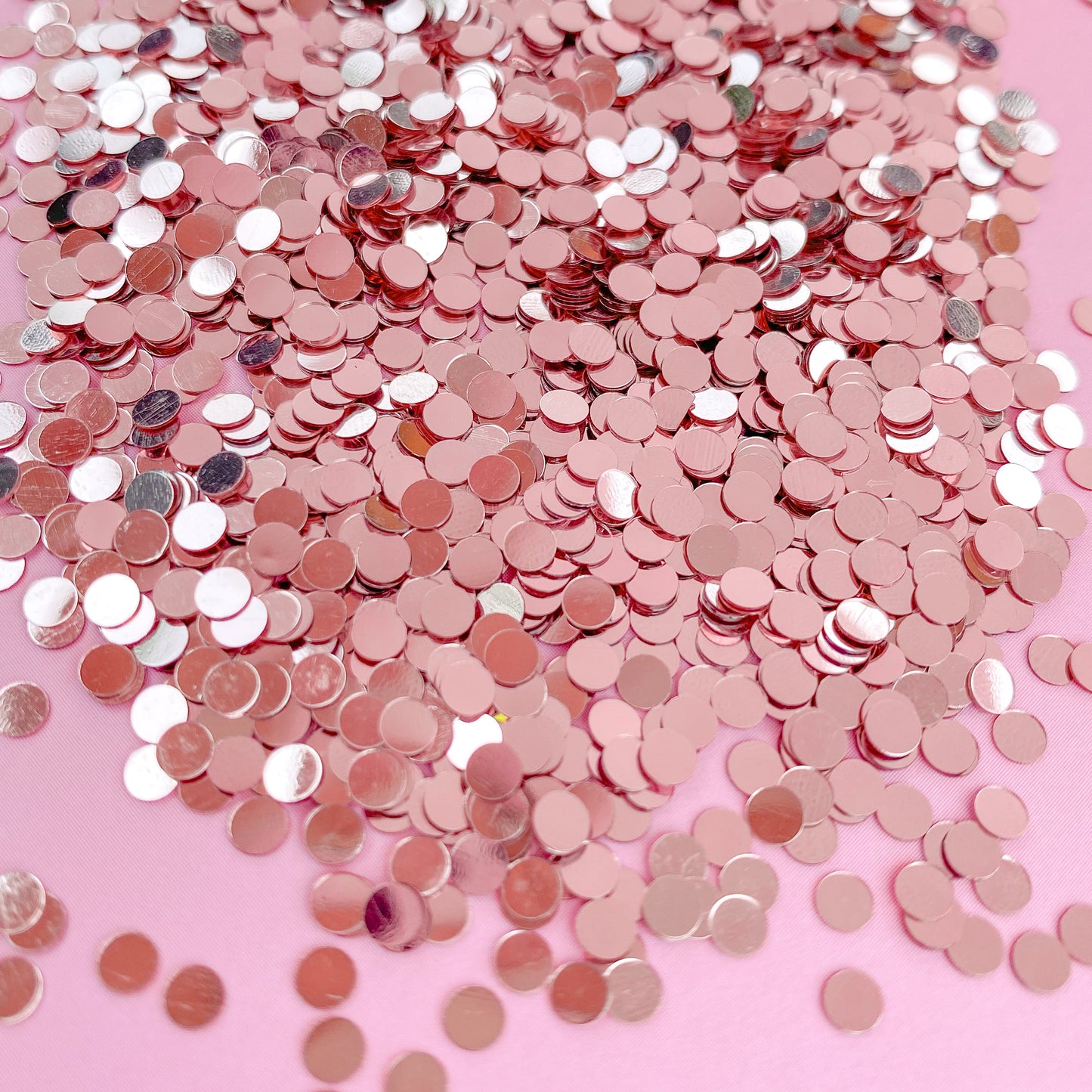 Metallic Pink Dot Sequins
