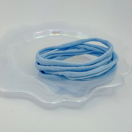 Darling Nylon Headbands Baby Blue