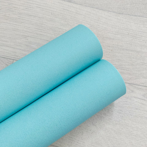 Sparkly Suede Sea Blue