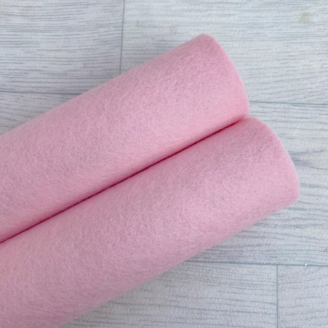 Rose Quartz Pink 100% Merino Wool Felt