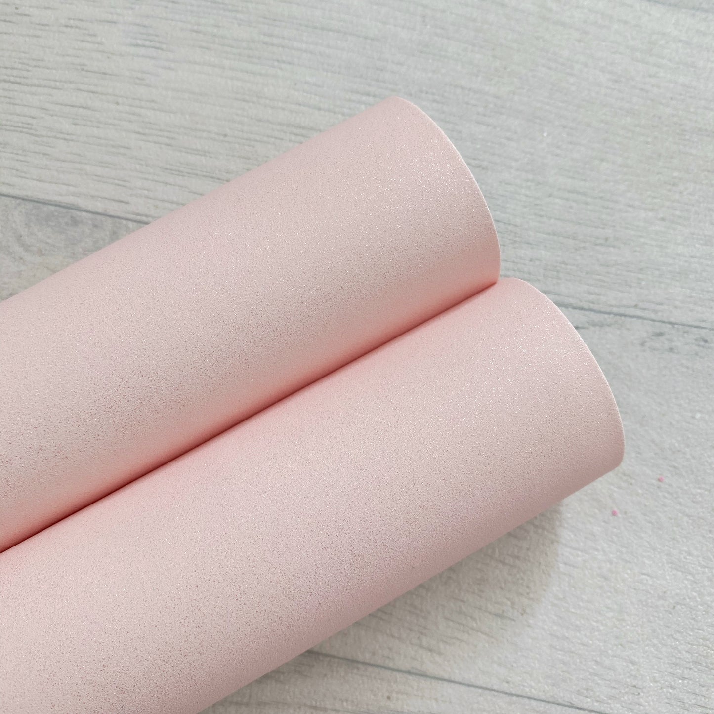 Sparkly Suede Blush Pink