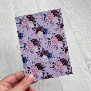 Mauve and Dusky Pink Floral Bow Display Cards
