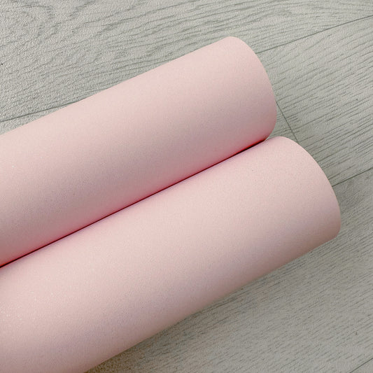 Sparkly Suede Pale Pink