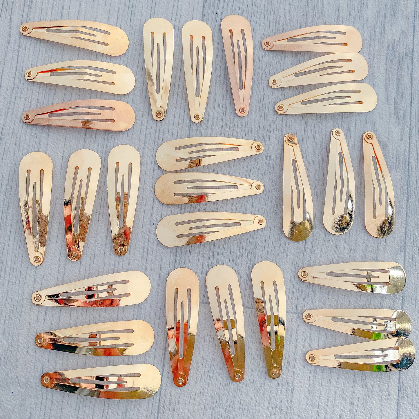 Gold Snap Clips