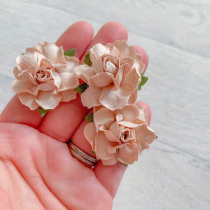 Nude Modern Rose Mulberry Flowers 37mm (10)