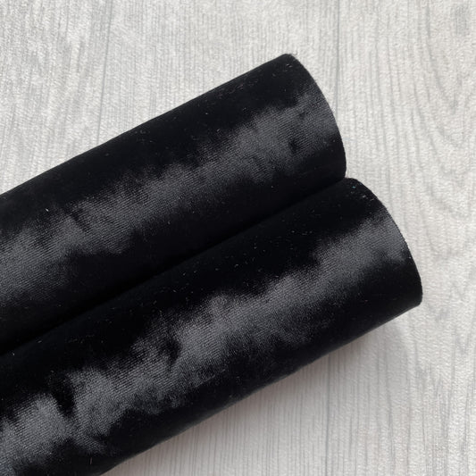 Crushed Velvet Black