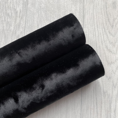 Crushed Velvet Black